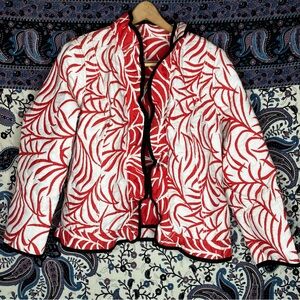 Trimdin reversible artsy coat